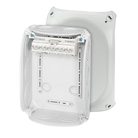 12502000 Hensel DK 1006 G Kabelabzweigkasten m.Kl 180x130x77,IP66 Produktbild front M
