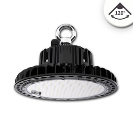 113727 Isoled LED Hallenleuchte FL 120W IP65 NW 120° 1-10V dimmbar Produktbild