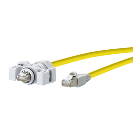 141N113K10020 Metz Connect E DAT Industry Patchkabel V6   IP67   RJ45 2, Produktbild