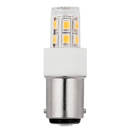 35642 Scharnberger+H. LED Röhrenform 17SMD 17x44,8mm Ba15d 12 30VDC 2W/827   Produktbild