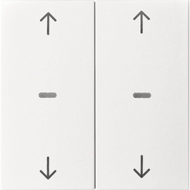 80961399 Berker BERKER KNX S.1 Abdeckung für Tastsensor Modul mit Pfeile 2fach p Produktbild