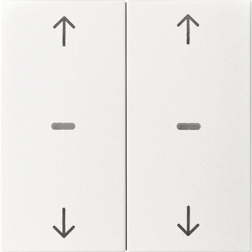 80961399 Berker BERKER KNX S.1 Abdeckung für Tastsensor Modul mit Pfeile 2fach p Produktbild Front View L