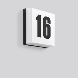 221167.003 RZB Hausnummernleuchte Die Superflache LED/6W-4 Produktbild front M