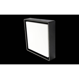 605353 SG Leuchten FRAME SQUARE MAXI schwarz 21W LED 3000K + Sensor (HF) Produktbild