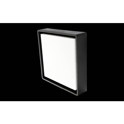 605353 SG Leuchten FRAME SQUARE MAXI schwarz 21W LED 3000K + Sensor (HF) Produktbild