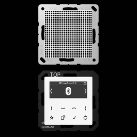 DABA1BTWW Jung Smart Radio DAB+ mit Bluetooth Set Mono Produktbild