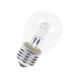 42907 Scharnberger+H. Halogenlampe Xenon Tropfenform 45x77mm E27 230V 18W 2800K Produktbild front M
