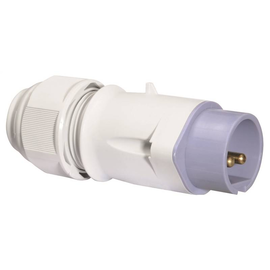 92003739 Bals Stecker 16A 2p 24V keine Nut IP44 Ni 4422 violet, Schraubklemme Produktbild front M