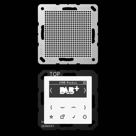 DABA1WW Jung Smart Radio DAB+ Set Mono Produktbild