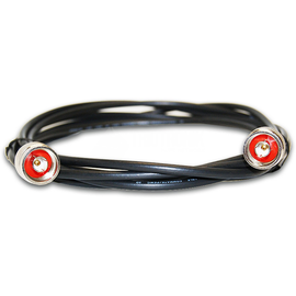 200 N-N MM 0.5 Wirewin HF Low Loss HDF 200 cable, N Male to N-Male Produktbild front M