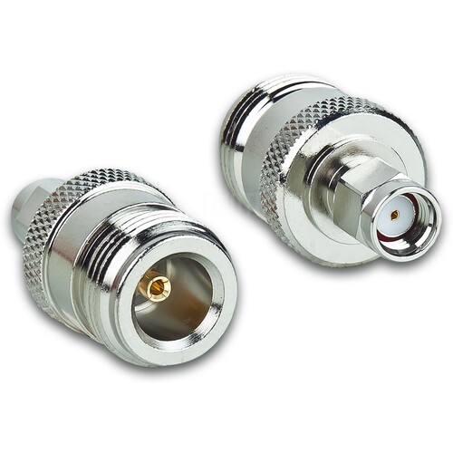 ADP RSMA-N MF Airwin Adaptor Reverse SMA Male to N-Female Produktbild Front View L