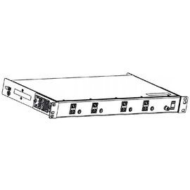 ALFO 4P POE INJECTOR SIAE 4 Ports rack mount PoE+ Injector ( 48V) for ALFO+ on Produktbild front M