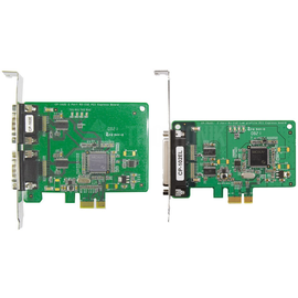 CP-102EL-DB9M Moxa 2 Port PCIe Board, w/ DB9M Cable, RS 232, Low Profile Produktbild