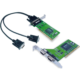 CP-102U-T Moxa 2 Port PCI Board, RS 232, Wide Temperature Produktbild