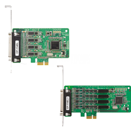 CP-114EL-I-DB25M Moxa 4 Port PCIe Board, w/ DB25M Cable, RS-232/422/485, Produktbild