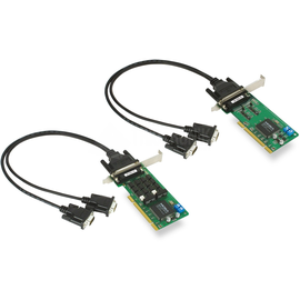 CP-132UL-I-DB9M Moxa 2 Port UPCI Board, w/ DB9M Cable, RS 422/485, w/ Isolation, Produktbild