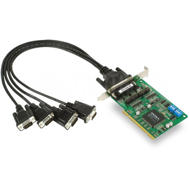 CP-134U-DB25M Moxa 4 Port UPCI Board, w/ DB25M Cable, RS-422/485 Produktbild