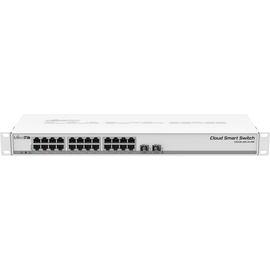 CSS326-24G-2S+RM Mikrotik Cloud Smart Switch 326 24G 2S+RM with 24 x Gigabit Produktbild front M