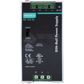 DR-120-24 Moxa 120W/5A, 24 VDC, with 88 to 132 VAC/176 to 264 VAC Produktbild