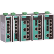 EDS-205A-T Moxa Unmanaged Ethernet switch with 5 10/100BaseT(X) ports Produktbild front S