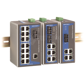 EDS-305-S-SC-T Moxa Industrial Unmanaged Ethernet Switch with 4 10/100BaseT(X) Produktbild