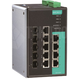 EDS-G509-T Moxa Managed full Gigabit Ethernet switch with 4 10/100/1000BaseT Produktbild