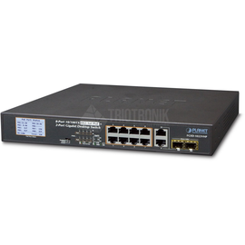 FGSD-1022VHP Planet 8 Port 10/100TX 802.3at PoE + 2 Port Gigabit TP/SFP Produktbild