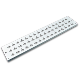 FRONTPLATE 48-SC Lightwin Frontplatte für Lightwin PREMIUM LWL Lade LVL GREY Produktbild front M