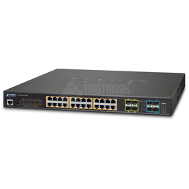 GS-5220-24UP4X Planet L2+/L4 24 Port 10/100/1000T 75W Ultra PoE with 4 shared Produktbild