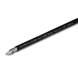 H-155 Wirewin Low Loss HF Coaxcable, 48 db/100m for 2,4GHz R100m Produktbild front M