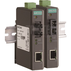 IMC-21-S-SC Moxa Entry level Industrial Media Converter, single mode, Produktbild front M