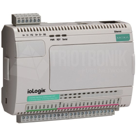 IOLOGIK E2210 Moxa Smart Ethernet remote I/O with Click and Go, 12 DIs, 8 DOs Produktbild front M