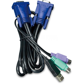 KVM-KC1-3 Planet 3.0M USB KVM Cable with built in PS2 to USB Converter Produktbild