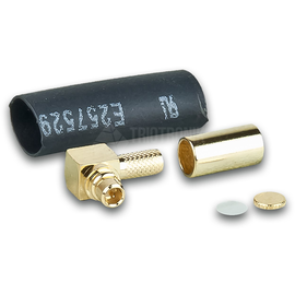 MMCX-M C 316 ANGLED Airwin MMCX Male for RG 316 cable Produktbild front M