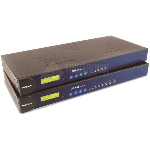 NPORT 5650-8 Moxa 8 port device server, 10/100M Ethernet, RS-232/422/485, Produktbild