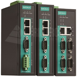 NPORT IA5150A Moxa 1 port RS 232/422/485 serial device server, 10/100MBaseT(X), Produktbild