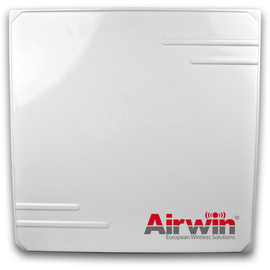 PAC-55-190 Airwin 19 dBi Flatpanelantenna for 5 GHz Tilt set in Produktbild front M