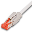 PKT-HQ-KAT6 1.0 WS Neutral High Quality Patchkabel KAT6 mit Hirose Stecker TM21, Produktbild front S