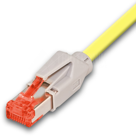 PKT-HQ-KAT6 10.0 GE Neutral High Quality Patchkabel KAT6 mit Hirose Stecker TM21, Produktbild front M