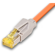 PKT-HQ-KAT6A 15.0 OR Neutral High Quality Patchkabel KAT6A mit Hirose Ste Produktbild