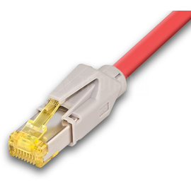 PKT-HQ-KAT6A 5.0 RT Neutral High Quality Patchkabel KAT6A mit Hirose Stecker TM3 Produktbild front M