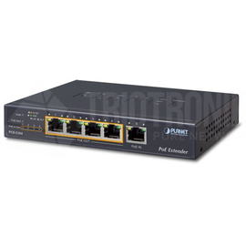 POE-E304 Planet 1 Port 60W Ultra PoE to 4 Port 802.3af/at Gigabit Produktbild front M