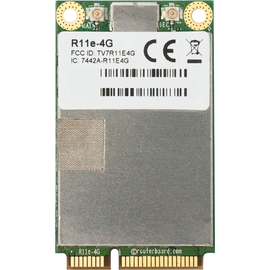 R11E-4G Mikrotik 4G/LTE miniPCI e card with 2 x u.FL connectors for bands Produktbild