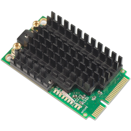 R11E-5HND Mikrotik 802.11a/n High Power miniPCI e card with MMCX connectors Produktbild front M