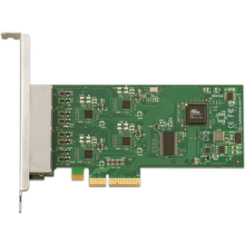 RB44GE Mikrotik RouterBOARD 44Ge PCI Express 4 port Ethernet card Produktbild front M