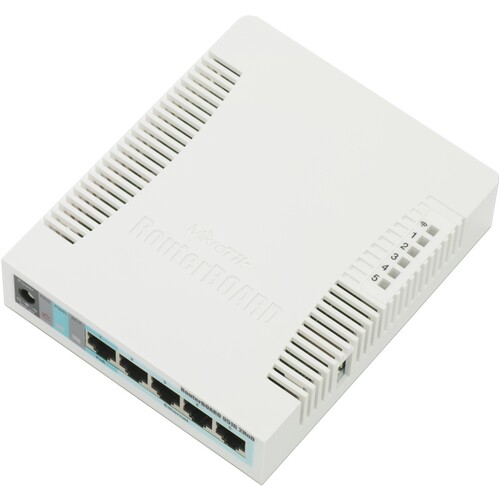 RB951G-2HND Mikrotik RouterBOARD 951G 2HnD with 600Mhz CPU, 128MB RAM, Produktbild Front View L