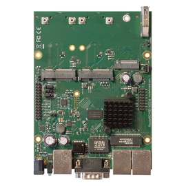RBM33G Mikrotik RouterBOARD M33G with Dual Core 880MHz CPU, 256MB RAM, Produktbild front M