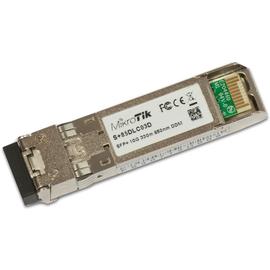 S+85DLC03D Mikrotik SFP+ module 10G MM 300m 850nm Produktbild front M