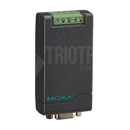 TCC-80I Moxa RS 232/422/485 Converter. Port Powered. 2.5 KV Isolation. Produktbild Front View L