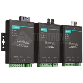 TCF-142-S-SC Moxa RS 232/422/485 to Fiber Optic Converter. SC Single-mode. Produktbild front M